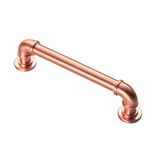Satin Copper 128mm Pipe Design Cabinet Pull Handle | FTD402BSCO