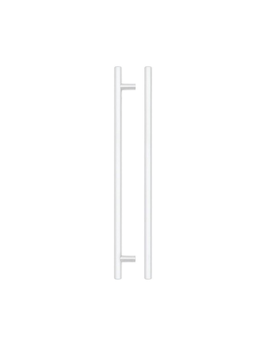 Matt White T Bar Cabinet Handle c/c 256mm | TDFPT-256-316MW