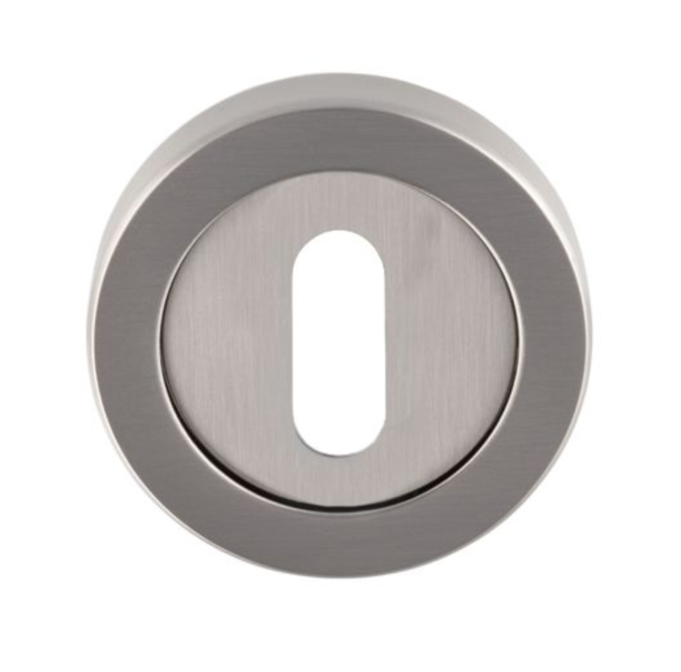 Carlisle Brass Satin Nickel Standard Keyhole Escutcheon | EUL002SN