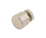 Burlington Satin Nickel Piccadilly Knurled Cupboard Knob | BUR400SN