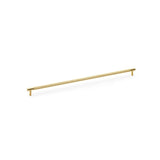 A&W Satin Brass PVD Brunel Knurled T Bar Pull Handle c/c 448mm