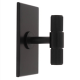 Matt Black 50mm Lines T-Bar Knob | FTD711MB