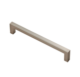 Satin Nickel 160mm Square Section Block Cabinet Handle | FTD401CSN