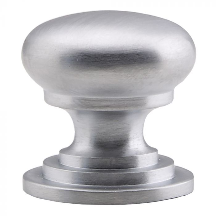 Satin Chrome 50mm Victorian Cupboard Knob | M47ESC