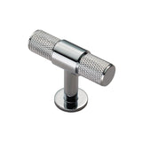 Polished Chrome 50mm Knurled T-Bar Knob | FTD701CP