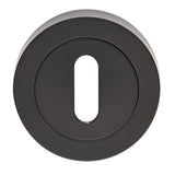 Matt Black 51mm Standard Profile Round Key Escutcheon | GK4003MB