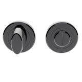 Serozetta Black Nickel Thumbturn Snib & Release on rose | SZM004BN