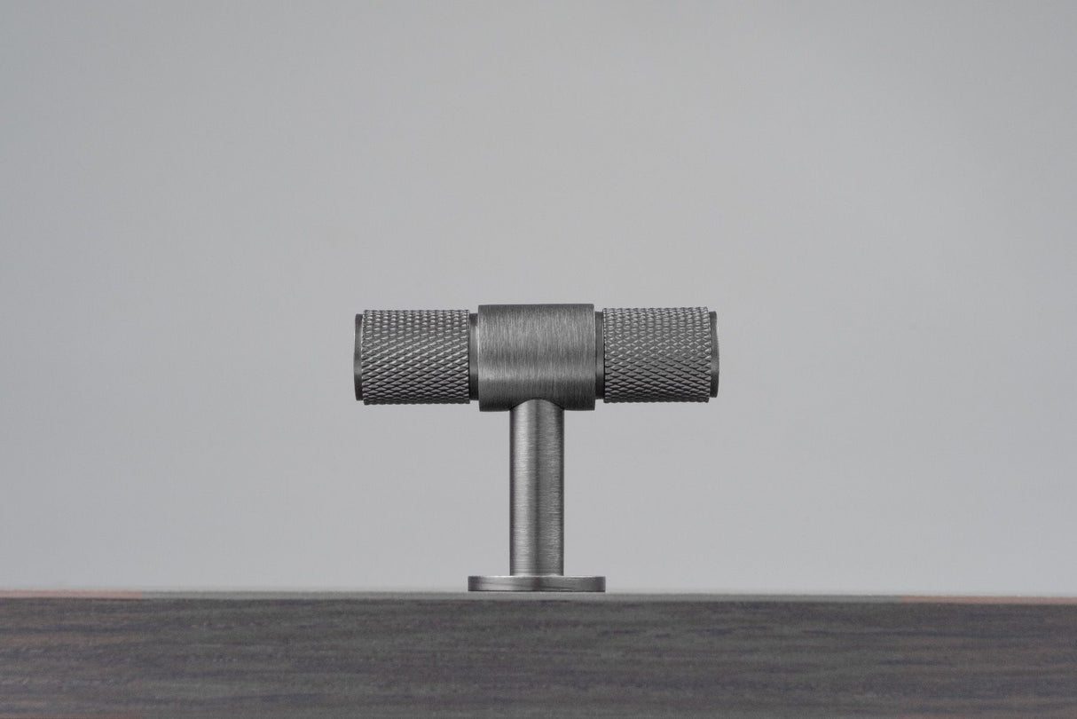 Anthracite 50mm Knurled T-Bar Knob | FTD701ANT