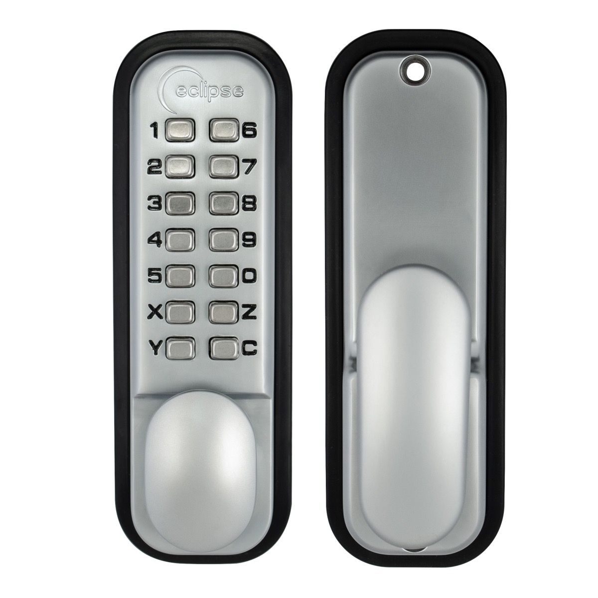 ED20 Satin Chrome Easy Code Change Push Button Digital Lock | 70253
