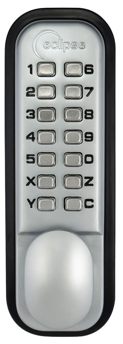ED20 Satin Chrome Easy Code Change Push Button Digital Lock | 70253