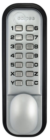 ED20 Satin Chrome Easy Code Change Push Button Digital Lock | 70253