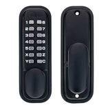 ED20 Matt Black Easy Code Change Push Button Digital Lock | 70256