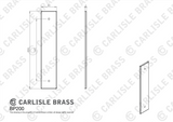 Matt Black 190mm Lines Pull Handle | FTD710CMB