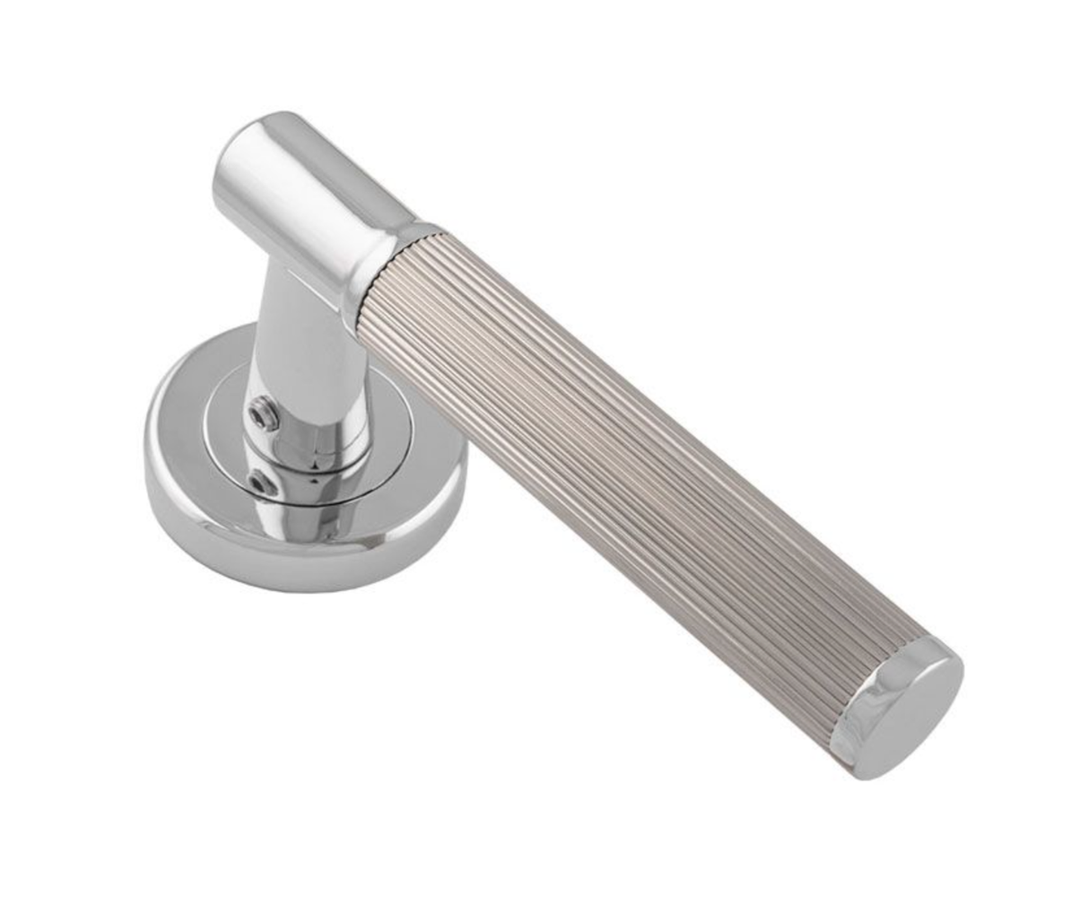 Set Polished Chrome and Satin Nickel Image Lines Lever | SZM270CPSN