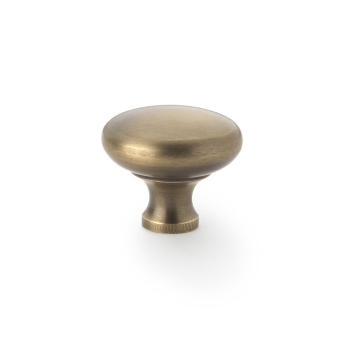 A&W Antique Brass 38mm Wade Round Cupboard Knob | AW836-38-AB