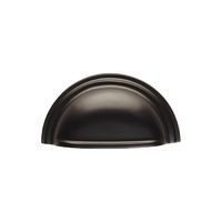 Matt Black 76mm Victorian Cup Pull | C47MB