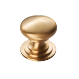 Satin Brass 25mm Victorian Cupboard Knob | M47ASB