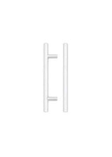 Matt White T Bar Cabinet Handle c/c 96mm | TDFPT-96-156MW