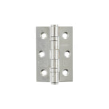 Pair 75mm (3") Polished Chrome CE Ball Butt Hinge | A2H322PC