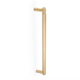 Satin Brass PVD Spitfire Knurled Pull Handle | AW500-450-SBPVD