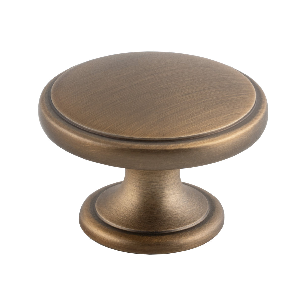 Antique Brass 38mm Oxford Cupboard Knob | FTD524AB