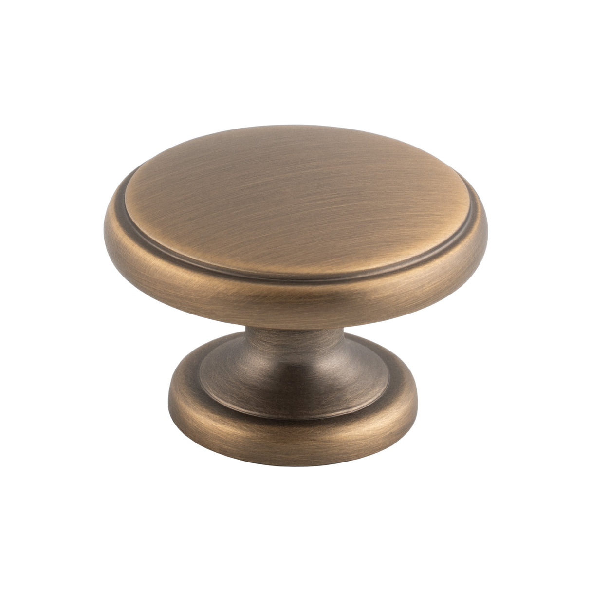 Antique Brass 32mm Oxford Cupboard Knob | FTD524SAB