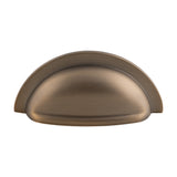 Antique Brass 76mm Oxford Cup Pull | FTD558AB