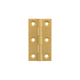 Millhouse Brass Cabinet Butt Hinges 64mm x 35mm x 2mm - Satin Brass