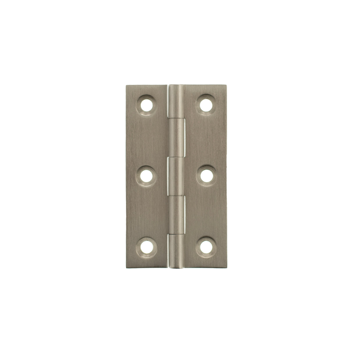 Millhouse Brass Cabinet Butt Hinges 64mm x 35mm x 2mm - Satin Nickel