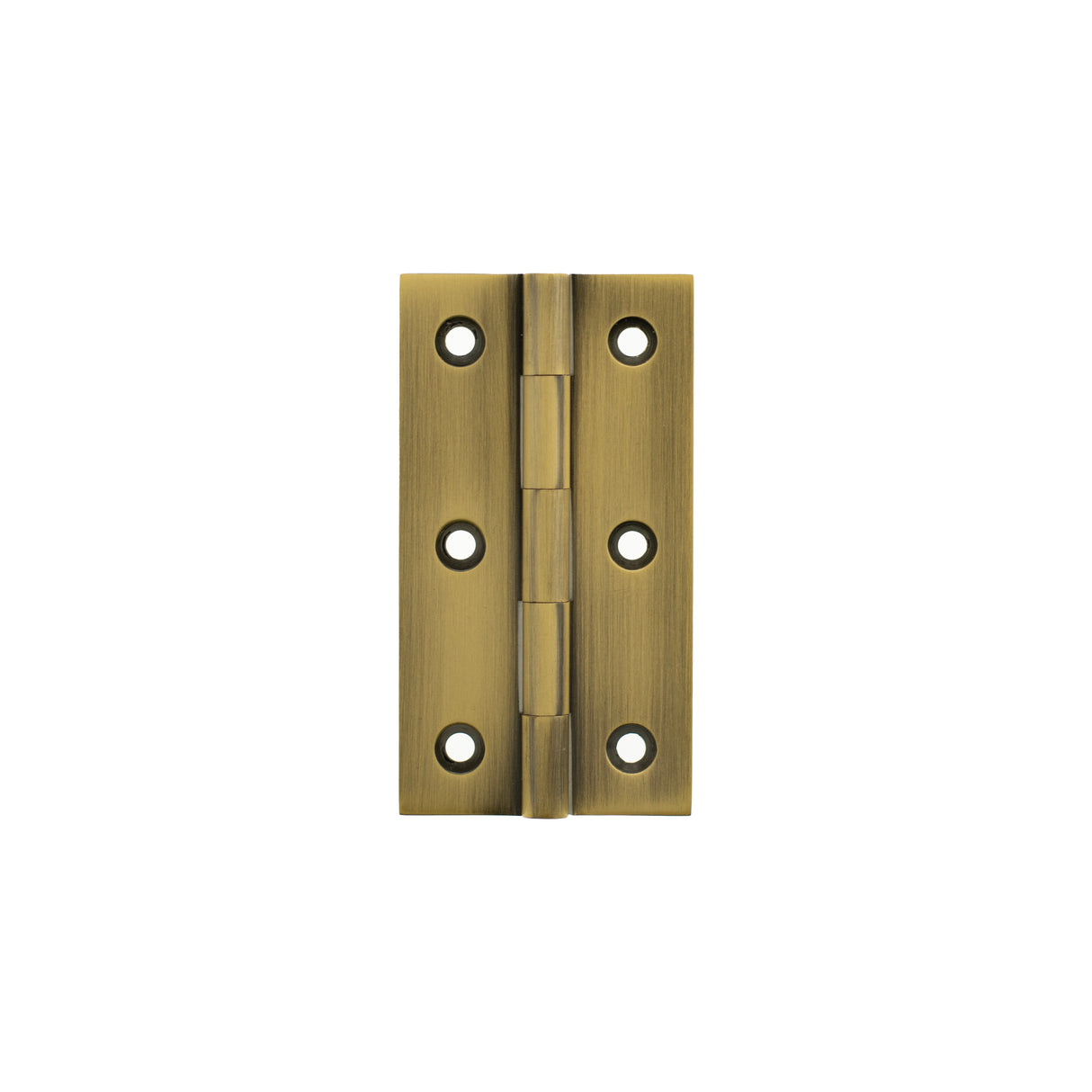 Millhouse Brass Cabinet Butt Hinges 75mm x 41mm x 2mm - Antique Brass