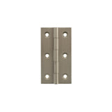Millhouse Brass Cabinet Butt Hinges 75mm x 41mm x 2mm - Satin Nickel