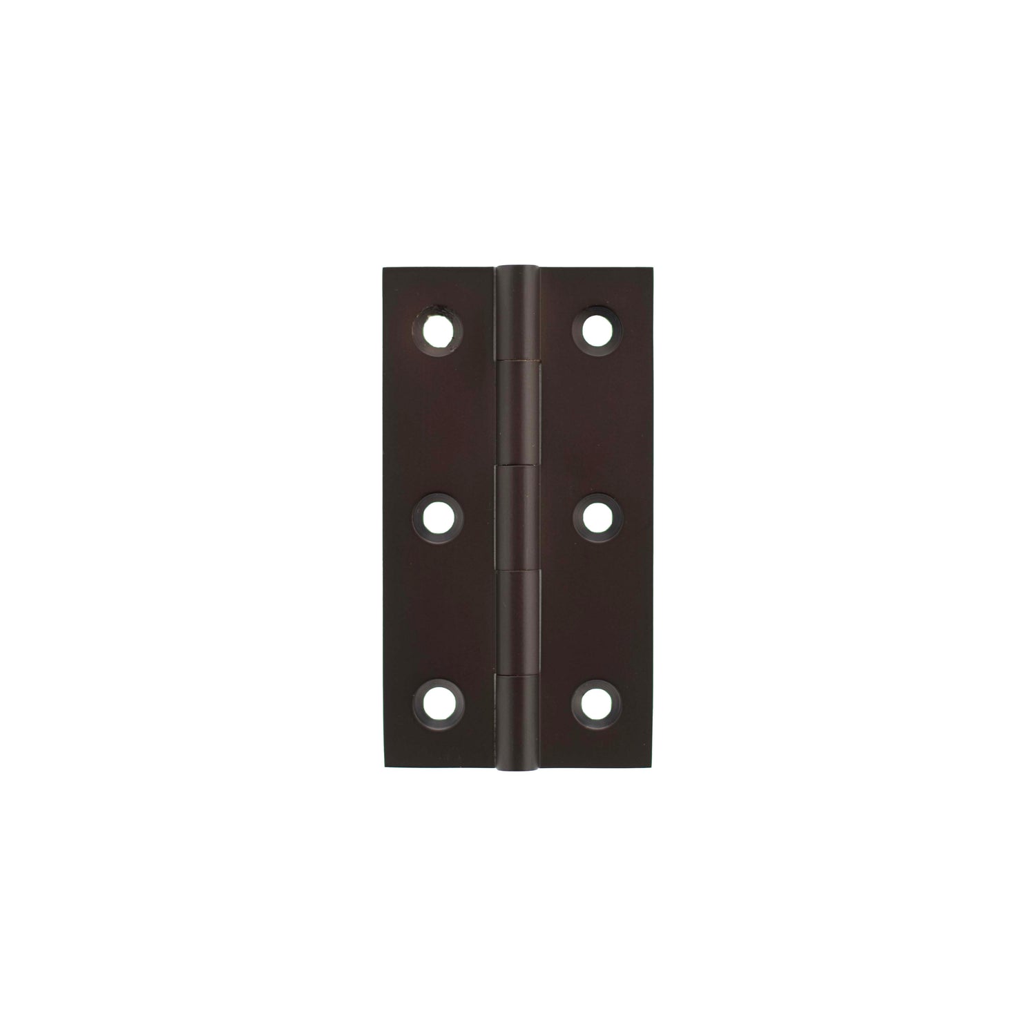Millhouse Brass Cabinet Butt Hinges 75mm x 41mm x 2mm - Urban Dark Bronze