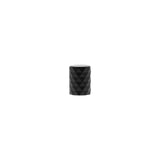 Millhouse Brass Matt Black Chrysler Diamond Cylinder Cabinet Knob  |  MHCD1420MB