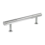 Millhouse Brass Polished Chrome 128mm Chrysler Diamond T-Bar Cabinet Pull Handle  |  MHCD17128PC