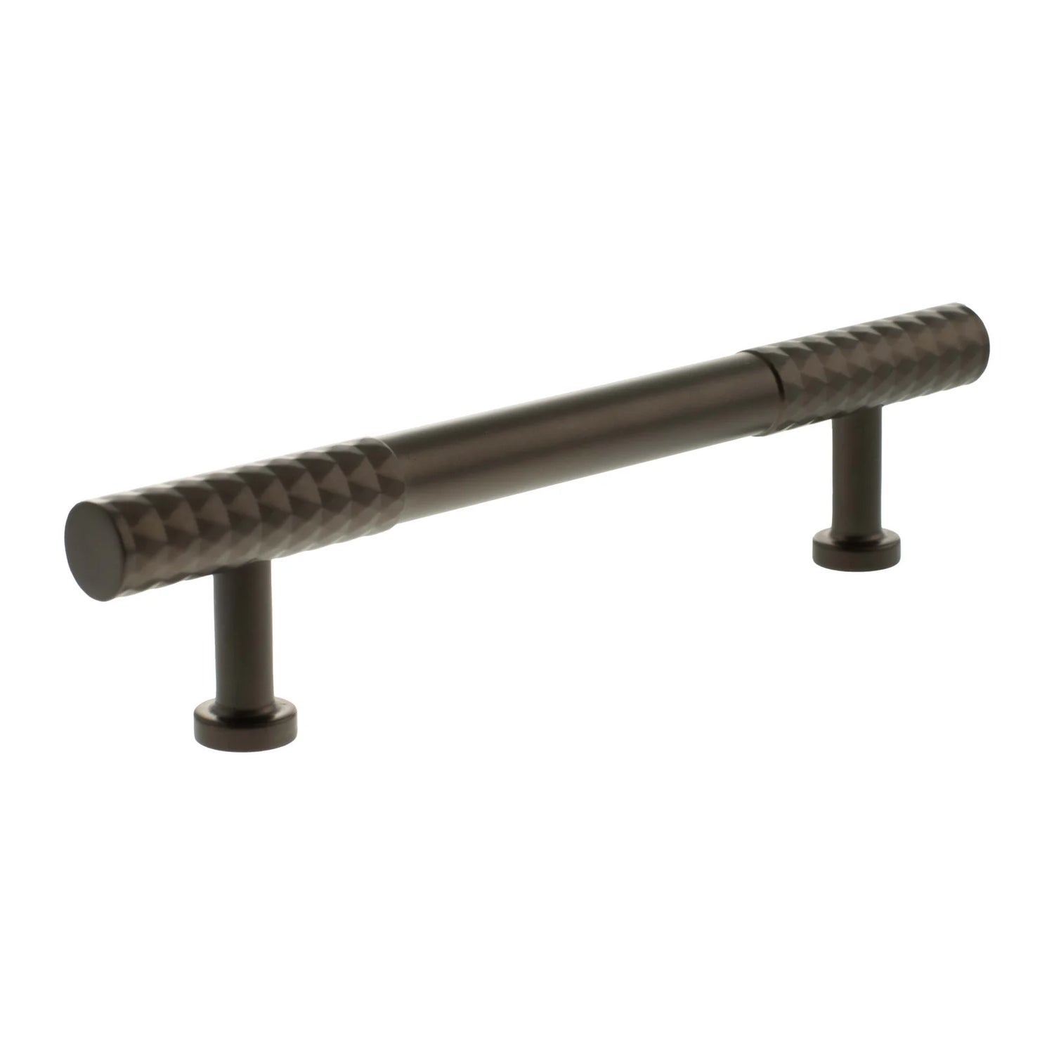 Millhouse Brass Urban Dark Bronze 128mm Chrysler Diamond T-Bar Cabinet Pull Handle  |  MHCD17128UDB