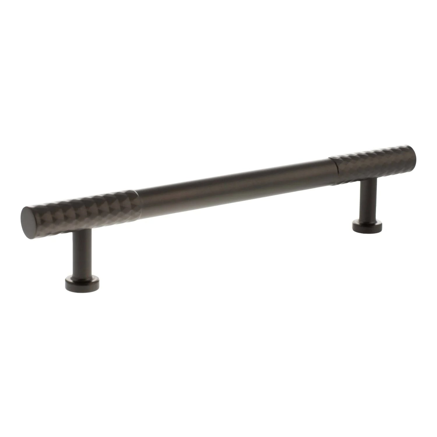 Millhouse Brass Urban Dark Bronze 160mm Chrysler Diamond T-Bar Cabinet Pull Handle  |  MHCD17160UDB