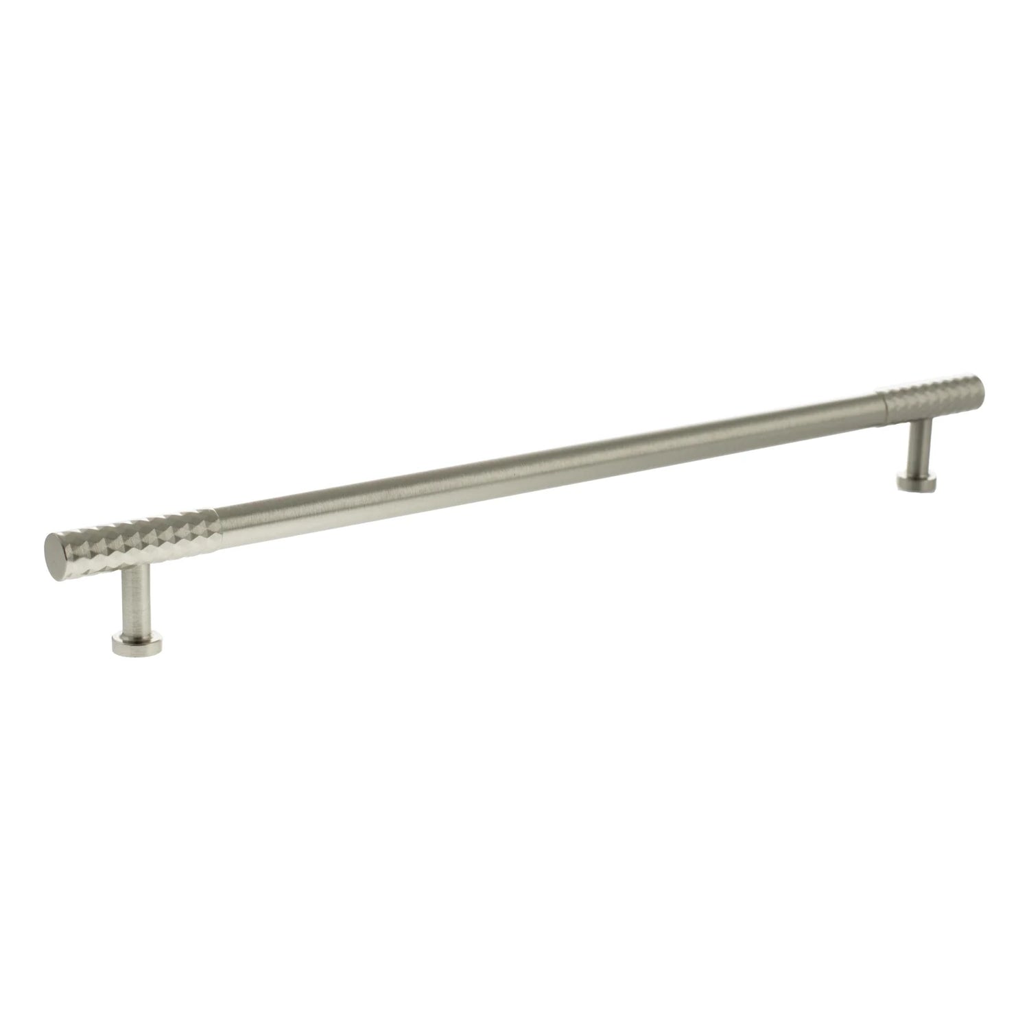Millhouse Brass Satin Nickel 320mm Chrysler Diamond T-Bar Cabinet Pull Handle  |  MHCD17320SN