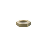 Millhouse Brass Antique Brass Pennington Hexagonal Cabinet Finger Pull   |  MHCH1338AB