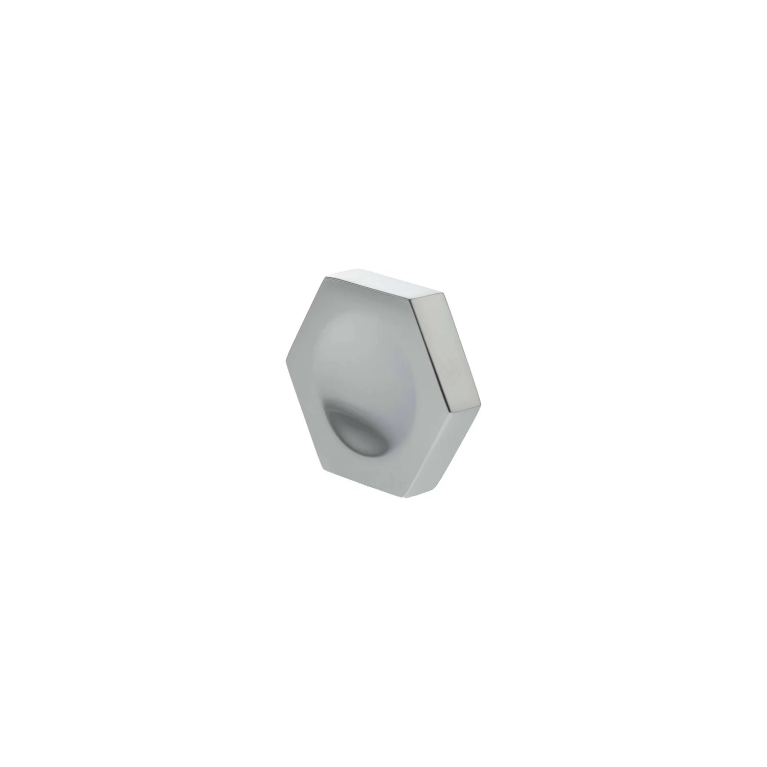 Millhouse Brass Polished Chrome Pennington Hexagonal Cabinet Finger Pull   |  MHCH1338PC