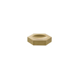 Millhouse Brass Satin Brass Pennington Hexagonal Cabinet Finger Pull   |  MHCH1338SB