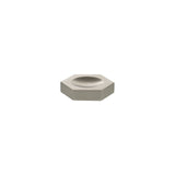 Millhouse Brass Satin Nickel Pennington Hexagonal Cabinet Finger Pull   |  MHCH1338SN