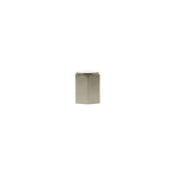 Millhouse Brass Satin Nickel Pennington Hexagonal Cylinder Cabinet Knob  |  MHCH1420SN