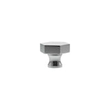Millhouse Brass Polished Chrome Pennington Hexagonal Cabinet Knob   |  MHCH1532PC