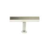 Millhouse Brass Satin Nickel Pennington Hexagonal T-Bar Cabinet Knob   |  MHCH1675SN