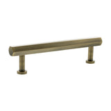 Millhouse Brass Antique Brass 128mm Pennington Hexagonal T-Bar Cabinet Pull Handle  |  MHCH17128AB