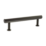 Millhouse Brass Urban Dark Bronze 128mm Pennington Hexagonal T-Bar Cabinet Pull Handle  |  MHCH17128UDB