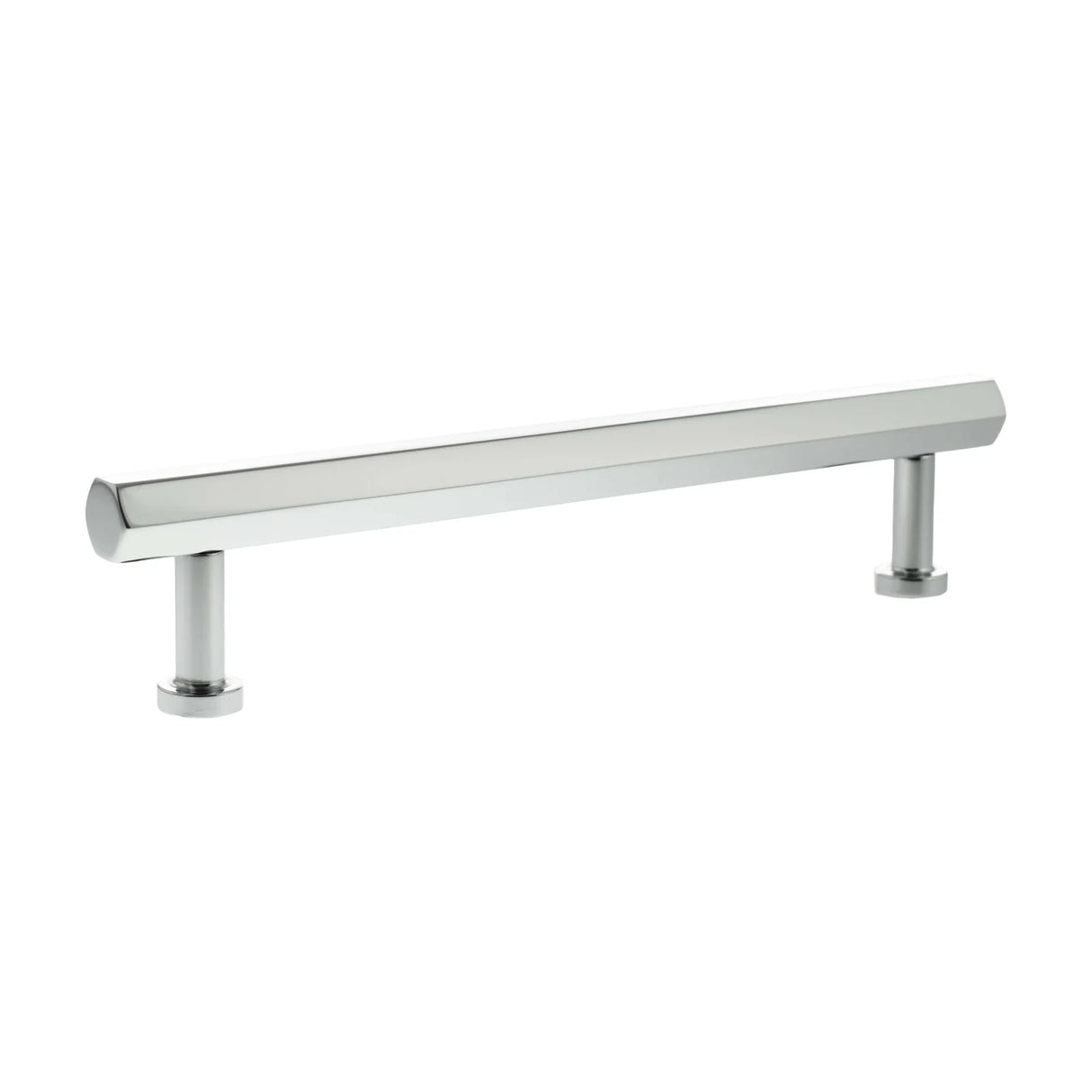 Millhouse Brass Polished Chrome 160mm Pennington Hexagonal T-Bar Cabinet Pull Handle  |  MHCH17160PC