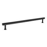Millhouse Brass Matt Black 320mm Pennington Hexagonal T-Bar Cabinet Pull Handle  |  MHCH17320MB