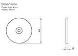 Millhouse Brass Urban Dark Bronze Pennington Hexagonal Cabinet Knob Handle on Backplate  |  MHCHB1532UDB