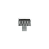 Millhouse Brass Polished Chrome Eiffel Knurled Square Cabinet Knob   |  MHCK1230PC